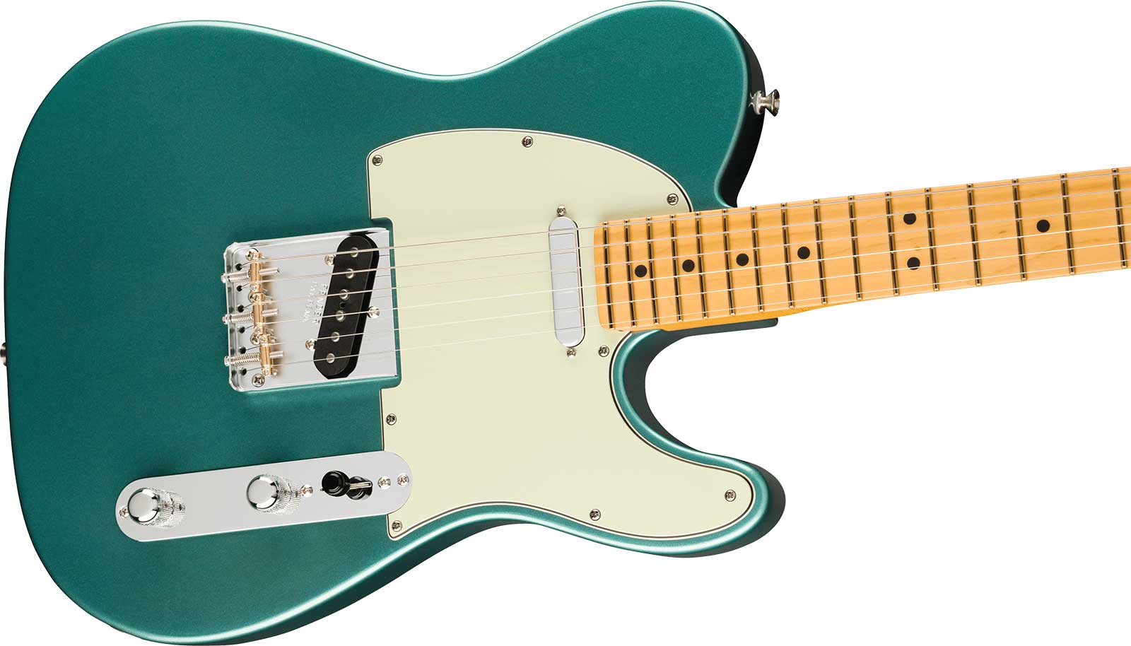 Fender Tele American Professional Classic Usa 2s Ht Mn - Faded Sherwood Green Metallic - Guitarra eléctrica con forma de tel - Variation 2