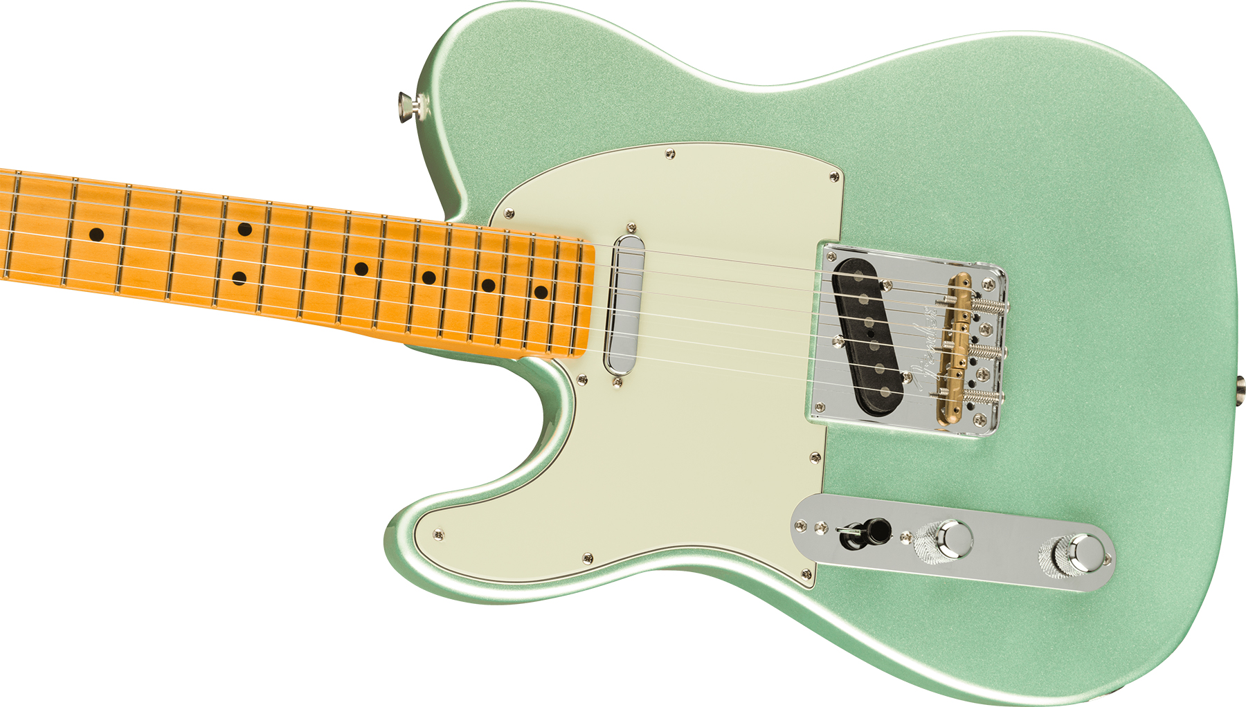 Fender Tele American Professional Ii Lh Gaucher Usa Mn - Mystic Surf Green - Guitarra electrica para zurdos - Variation 2