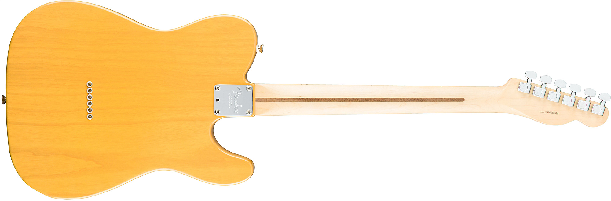Fender Tele American Professional Lh Usa Gaucher 2s Mn - Butterscotch Blonde - Guitarra electrica para zurdos - Variation 1