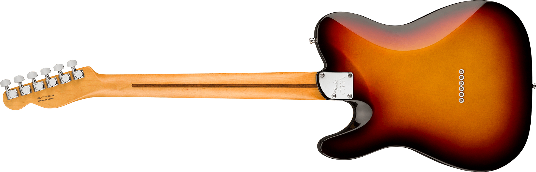 Fender Tele American Ultra 2019 Usa Mn - Ultraburst - Guitarra eléctrica con forma de tel - Variation 1