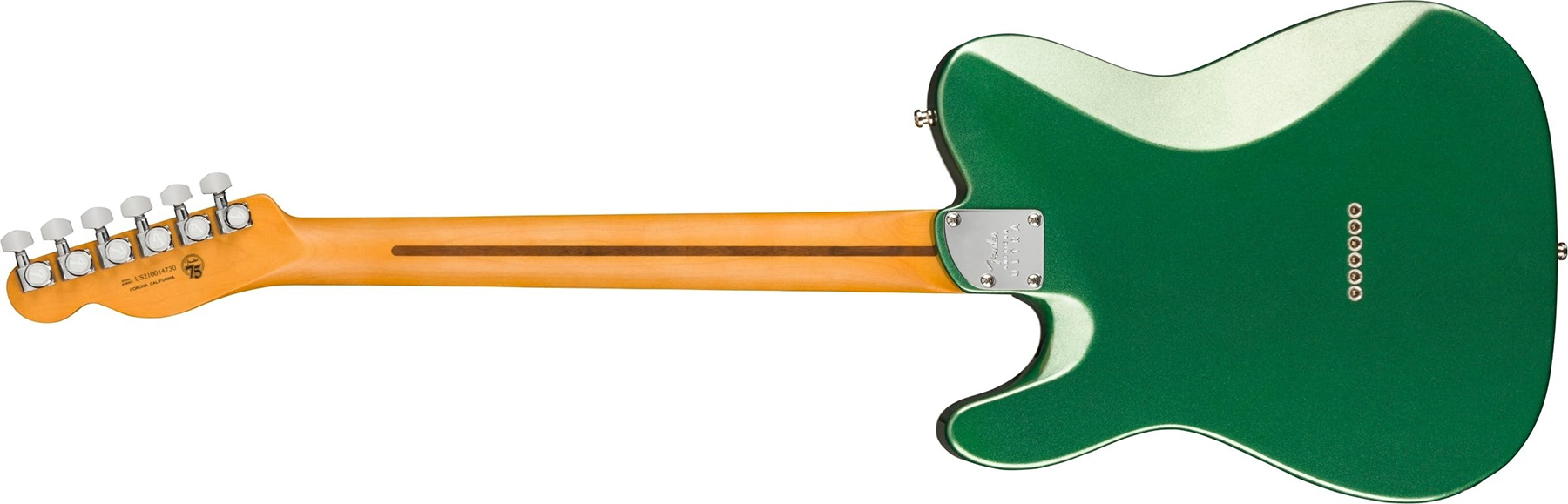Fender Tele American Ultra Fsr Ltd Usa 2s Ht Eb - Mystic Pine Green - Guitarra eléctrica con forma de tel - Variation 1