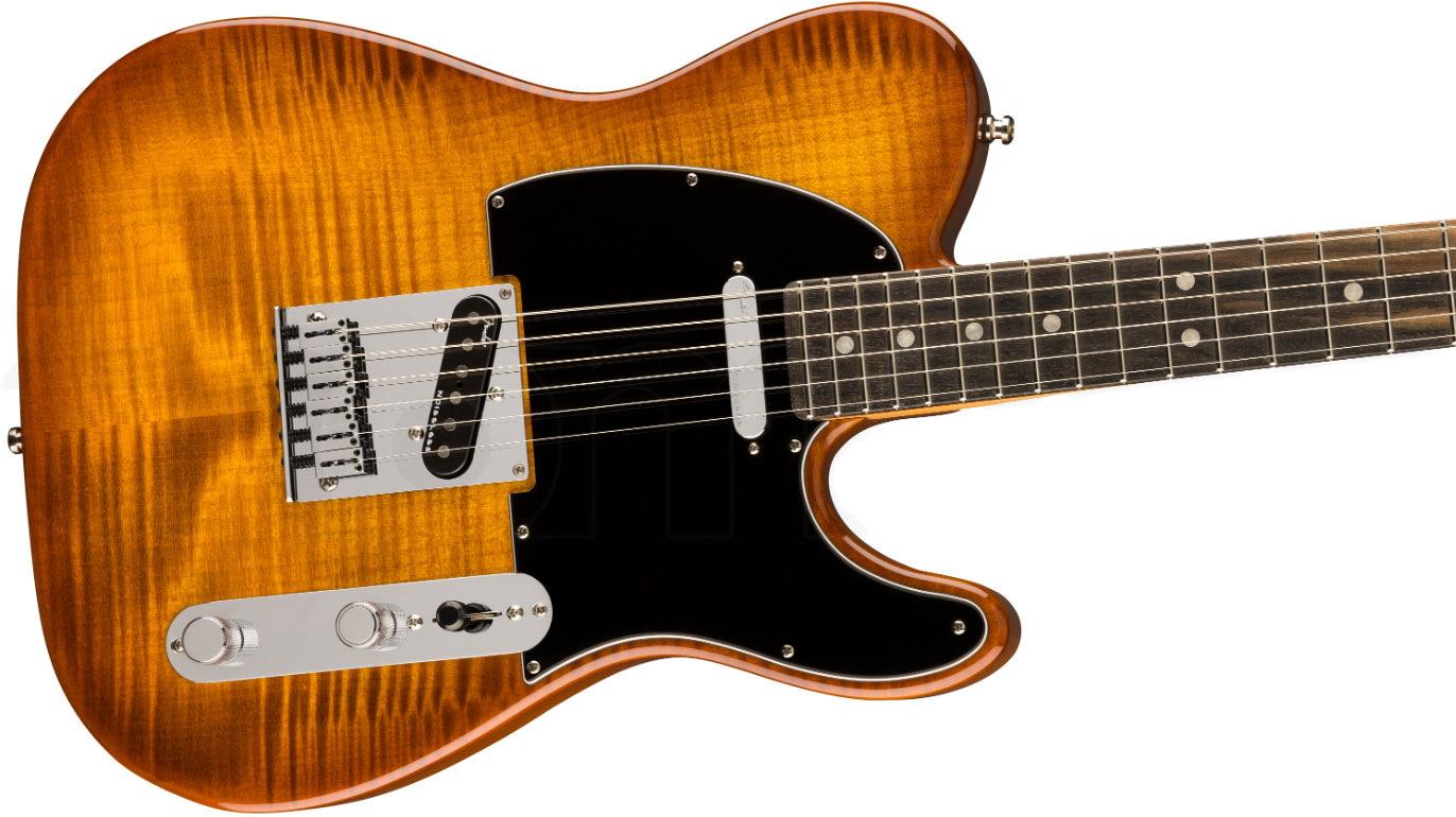 Fender Tele American Ultra Ltd Usa 2s Ht Eb - Tiger's Eye - Guitarra eléctrica con forma de tel - Variation 2