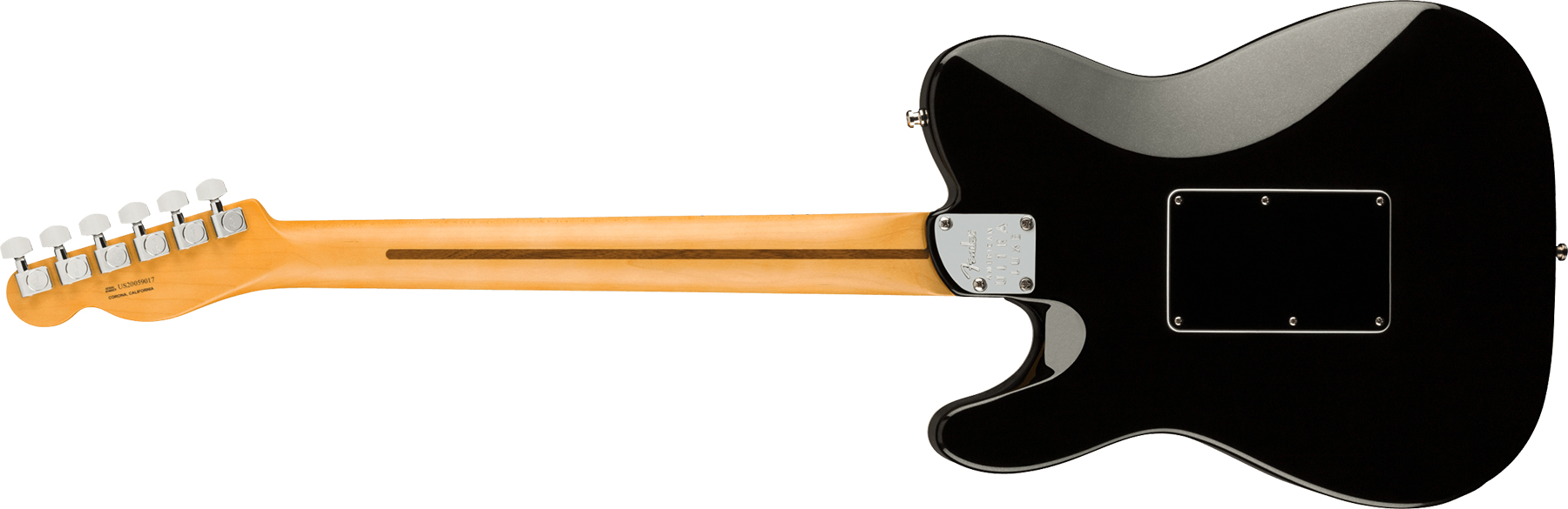 Fender Tele American Ultra Luxe Hh Floyd Rose Usa Fr Mn +etui - Mystic Black - Guitarra eléctrica con forma de tel - Variation 1
