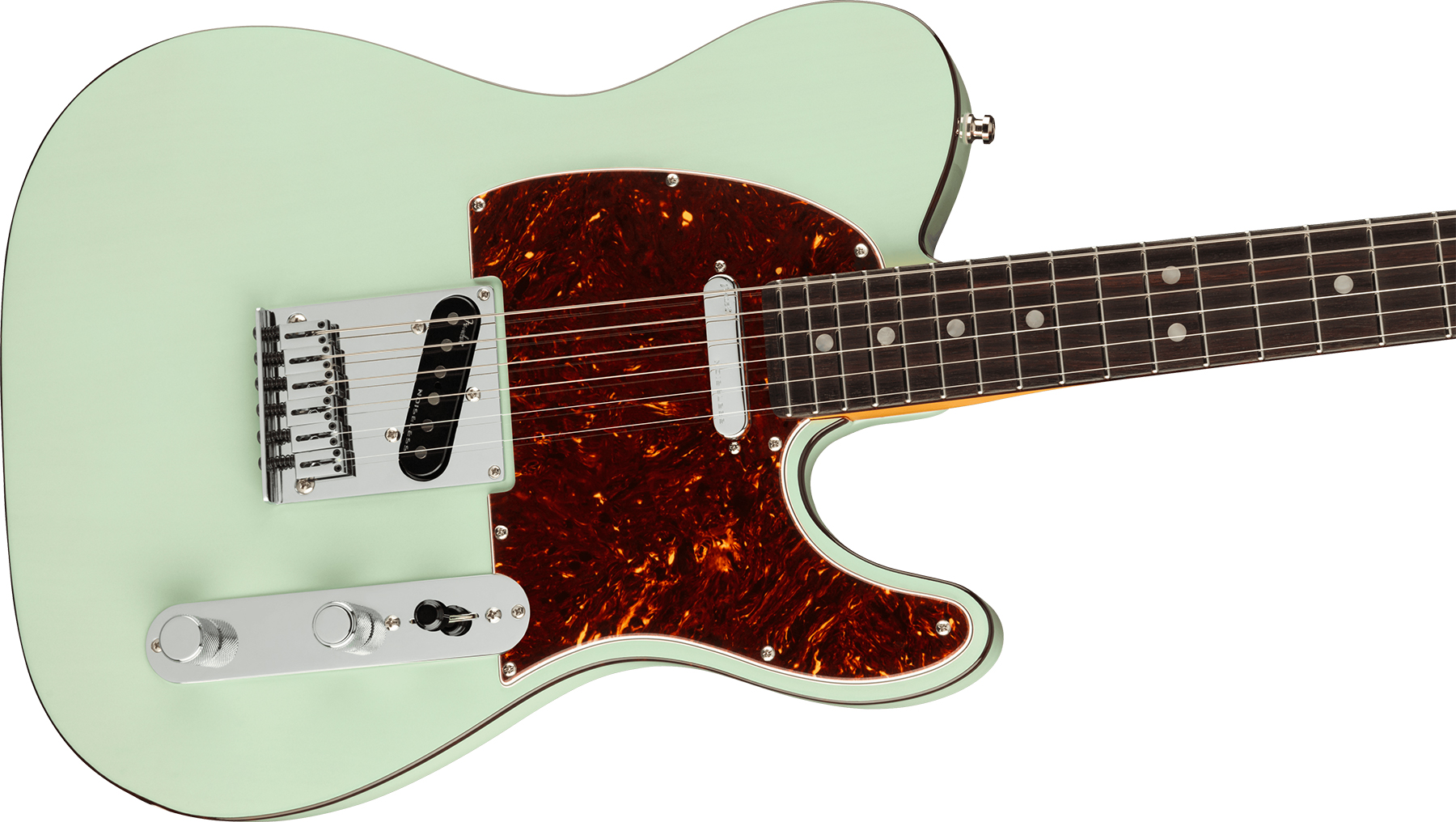Fender Tele American Ultra Luxe Usa Rw +etui - Transparent Surf Green - Guitarra eléctrica con forma de tel - Variation 2
