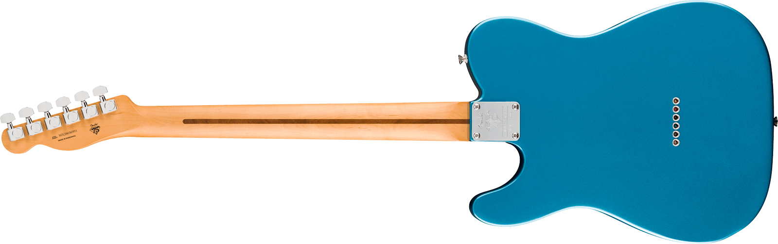 Fender Tele Baritone Player Ii 75th Ann. Mex 2s Ht Mn - Lake Placid Blue - Guitarra eléctrica con forma de tel - Variation 1