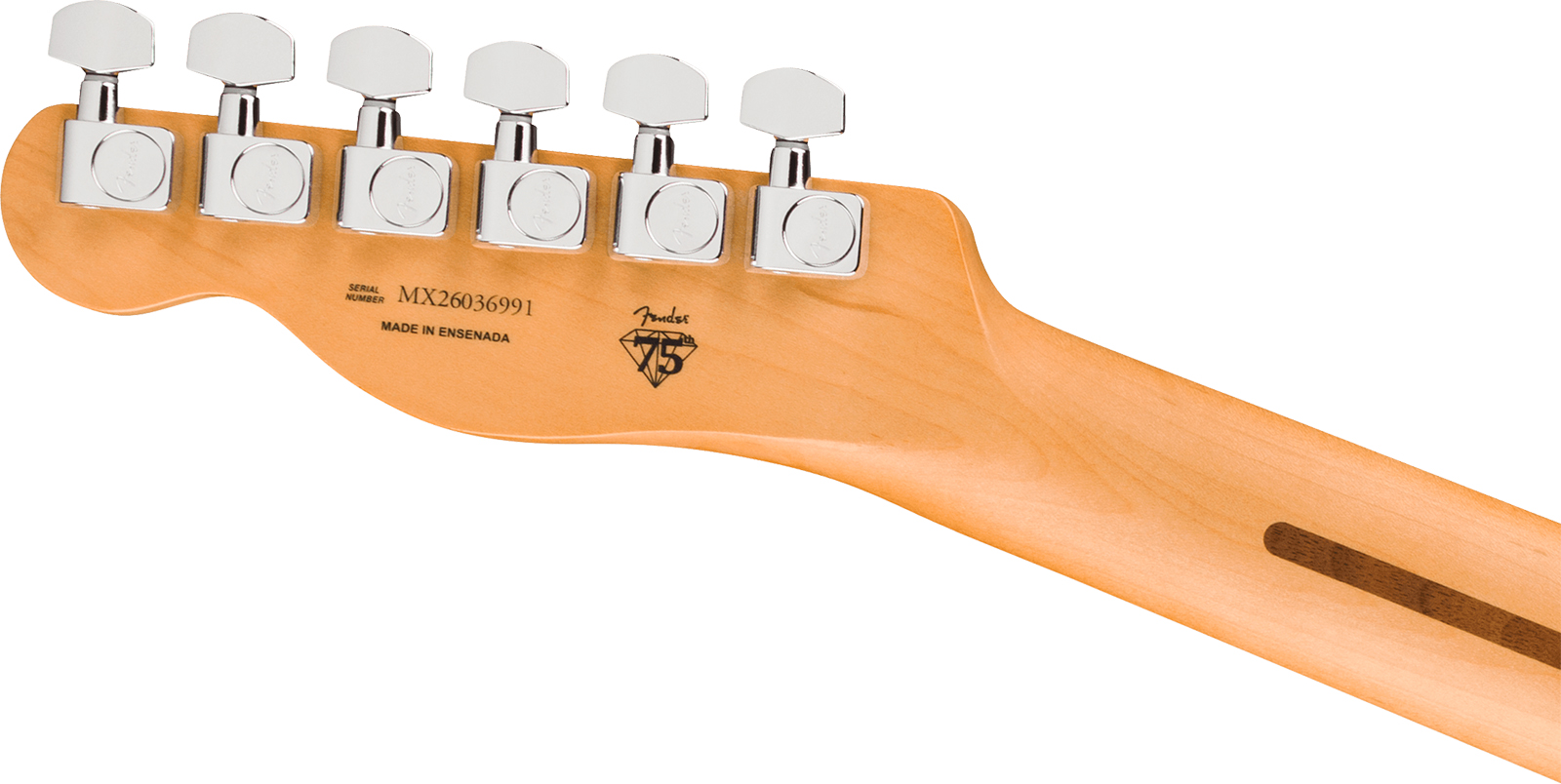 Fender Tele Baritone Player Ii 75th Ann. Mex Ht 2s Rw - Black - Guitarra eléctrica barítono - Variation 1