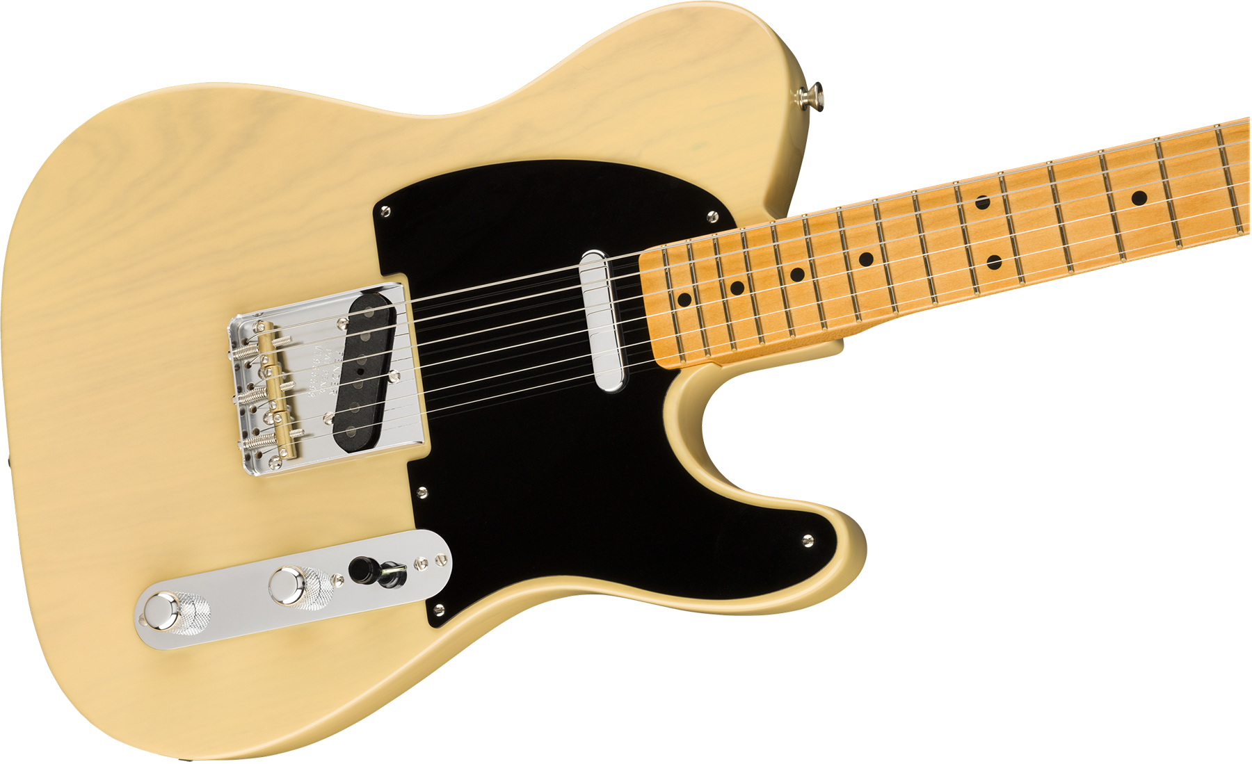 Fender Tele Broadcaster 70th Anniversary Usa Mn - Blackguard Blonde - Guitarra eléctrica con forma de tel - Variation 2