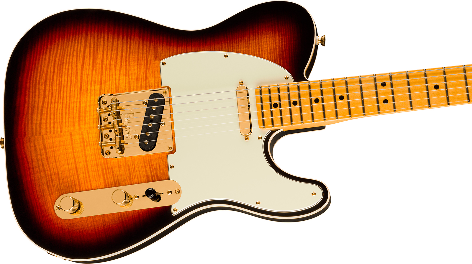 Fender Tele Custom American Pro Ii 75th Ann. Usa 2s Ht Mn - 2-color Sunburst - Guitarra eléctrica con forma de tel - Variation 3
