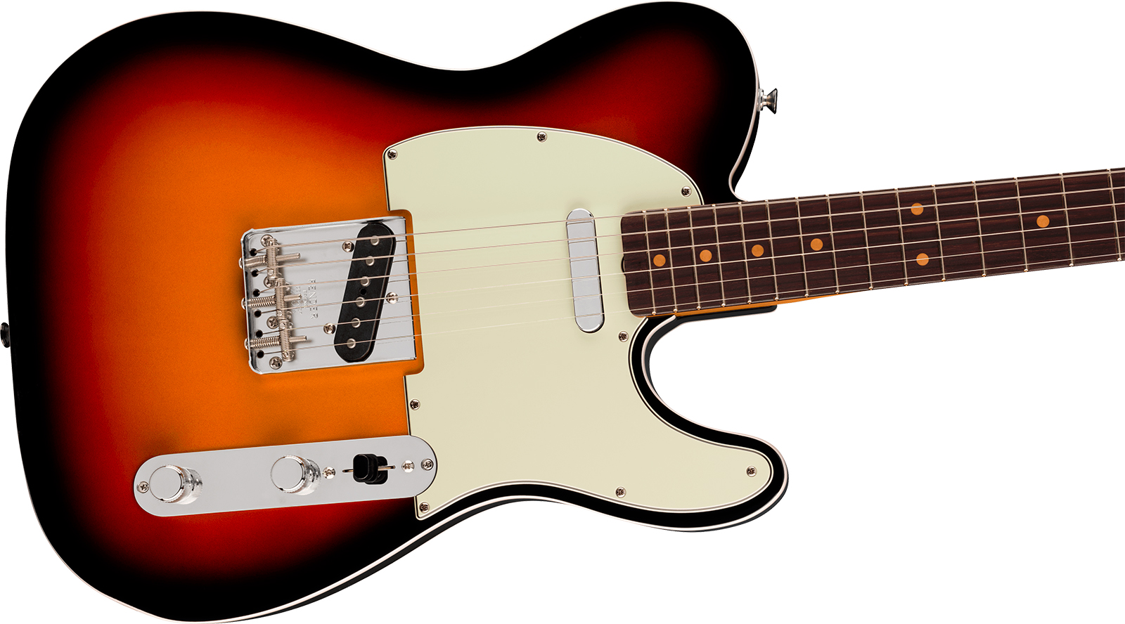 Fender Tele Custom Early 60s Vintera 3 Ltd Mex 2s Ht Rw - 3-color Sunburst - Guitarra eléctrica con forma de tel - Variation 2