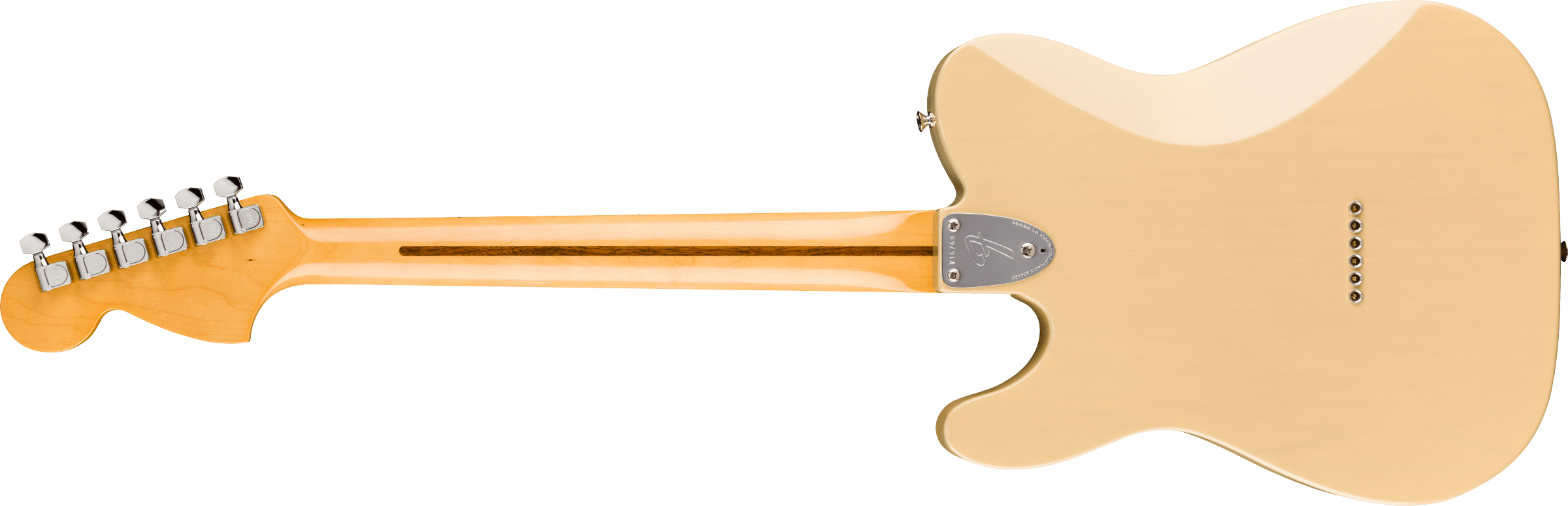 Fender Tele Deluxe 1975 American Vintage Ii Usa 2h Ht Mn - Vintage Blonde - Guitarra eléctrica con forma de tel - Variation 1