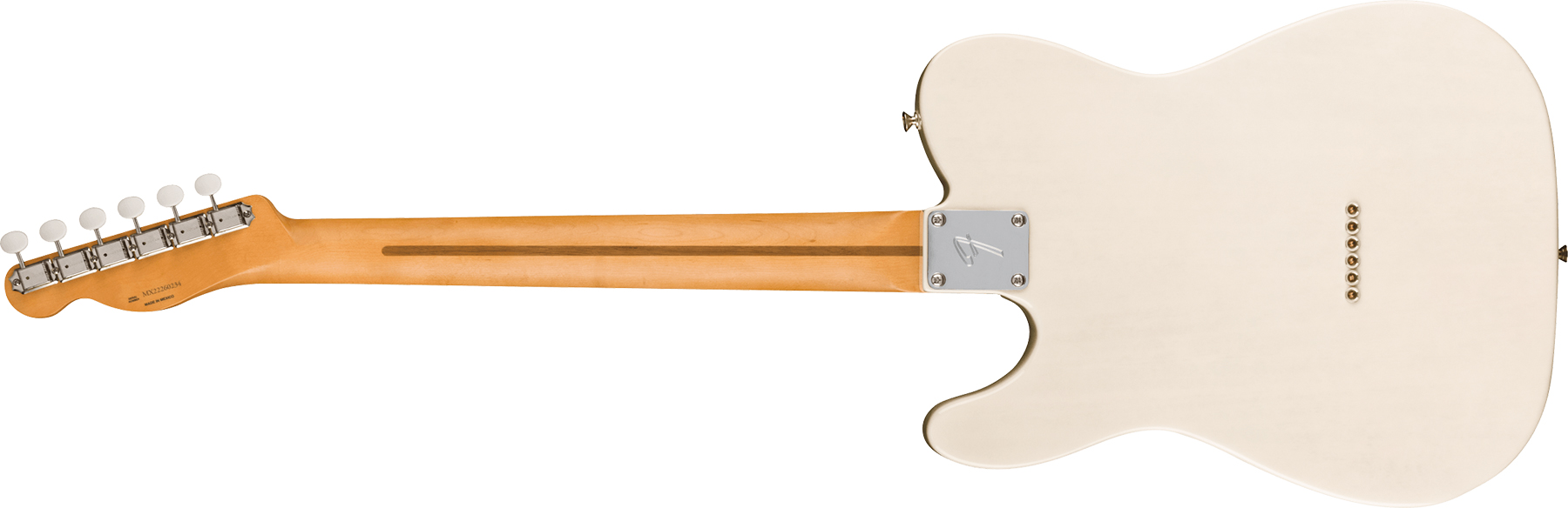 Fender Tele Gold Foil Ltd Mex 2mh Ht Eb - White Blonde - Guitarra eléctrica con forma de tel - Variation 1