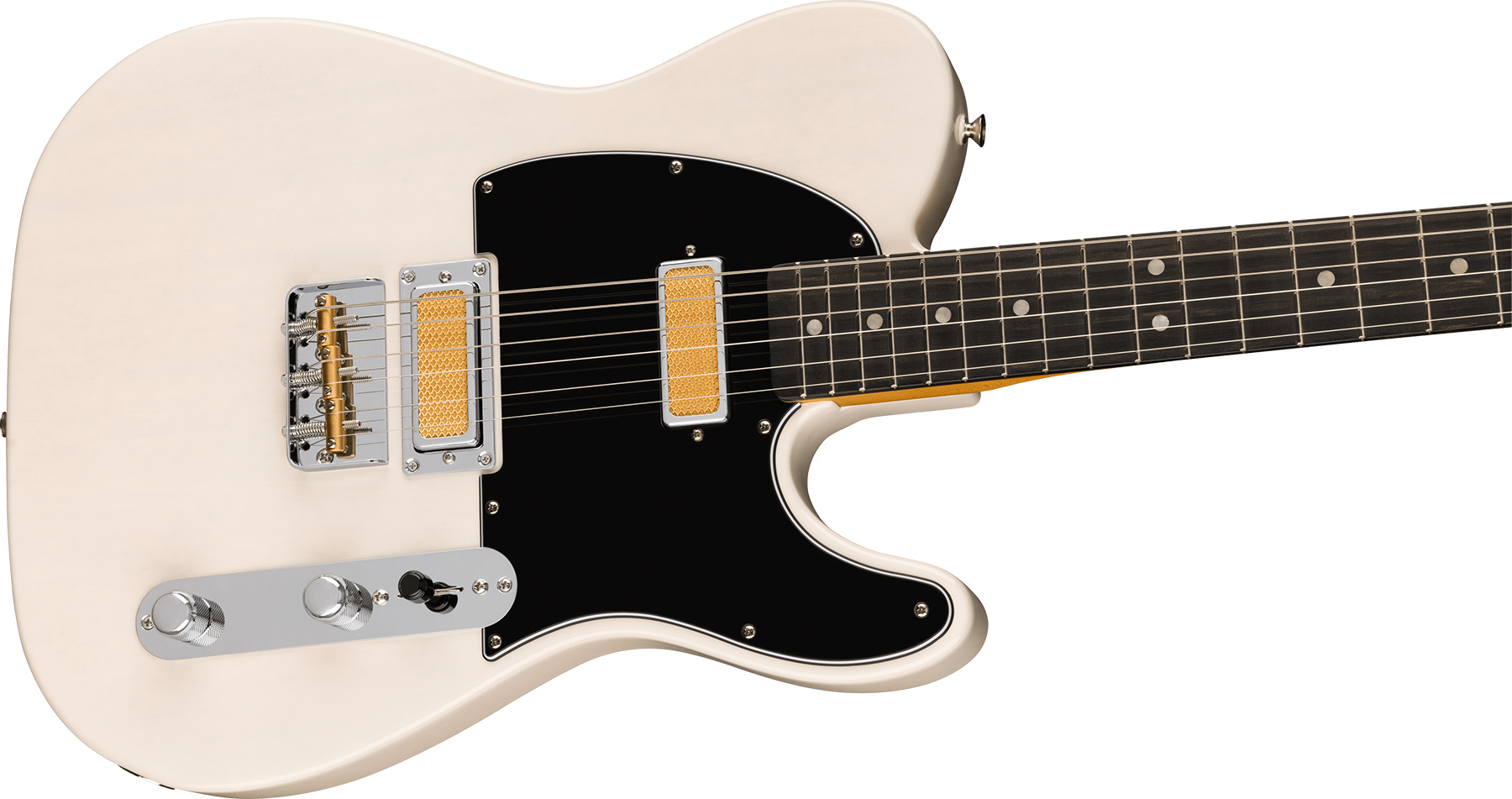Fender Tele Gold Foil Ltd Mex 2mh Ht Eb - White Blonde - Guitarra eléctrica con forma de tel - Variation 2