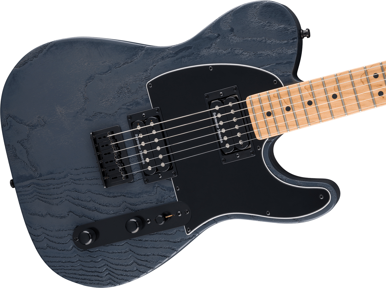 Fender Tele Hh American Professional Ii Usa 2h Seymour Duncan Ht Mn - Smoke - Guitarra eléctrica con forma de tel - Variation 2