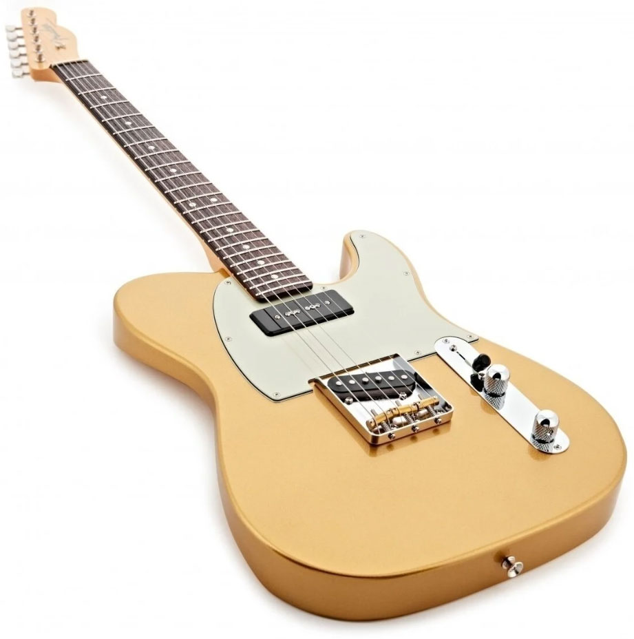 Fender Tele Hybrid Ii 90 Mij Jap S/p90 Ht Rw - Mystic Aztec Gold - Guitarra eléctrica con forma de tel - Variation 2