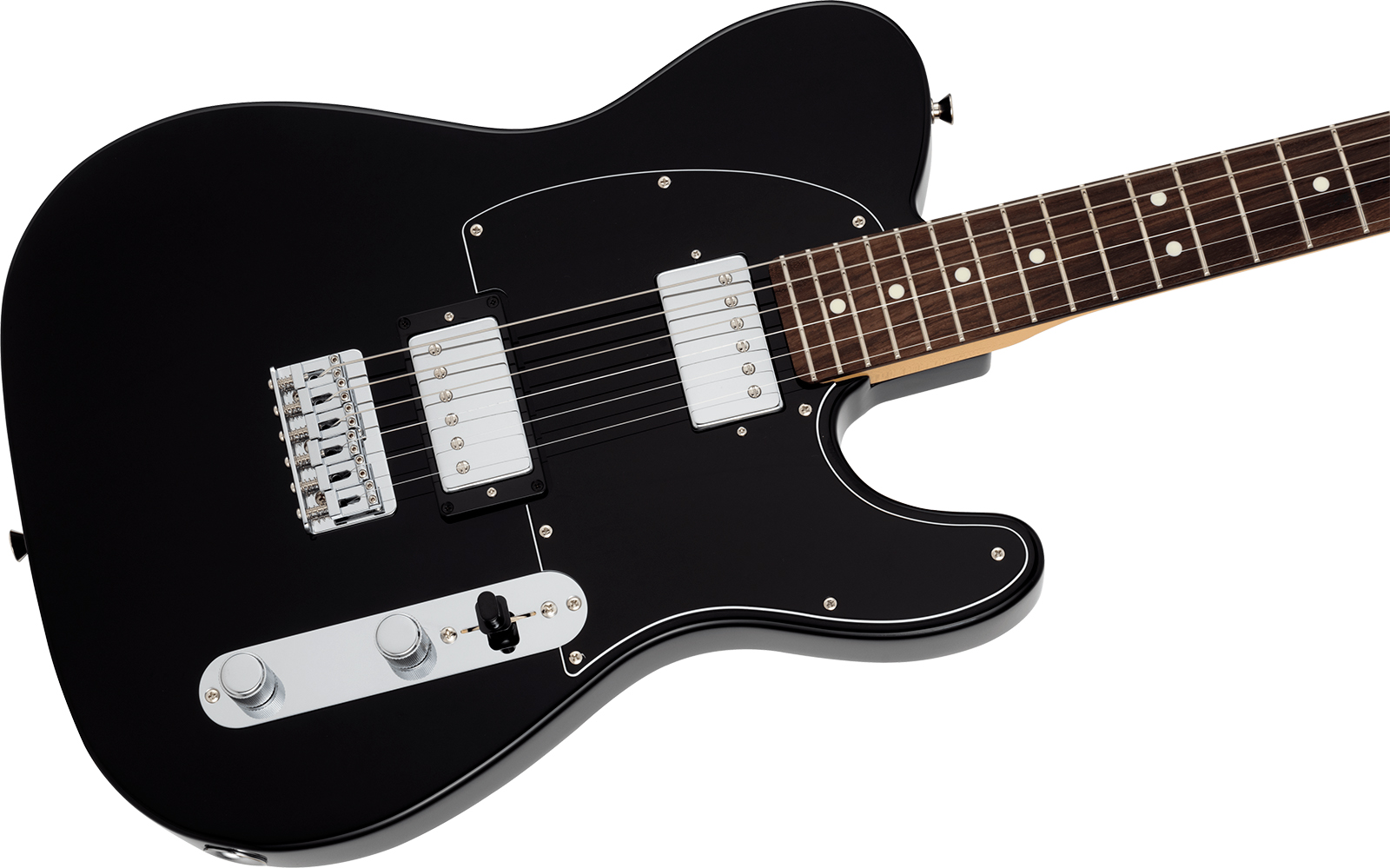 Fender Tele Hybrid Ii Hh Mij Ltd Jap 2h Ht Rw - Black - Guitarra eléctrica con forma de tel - Variation 2