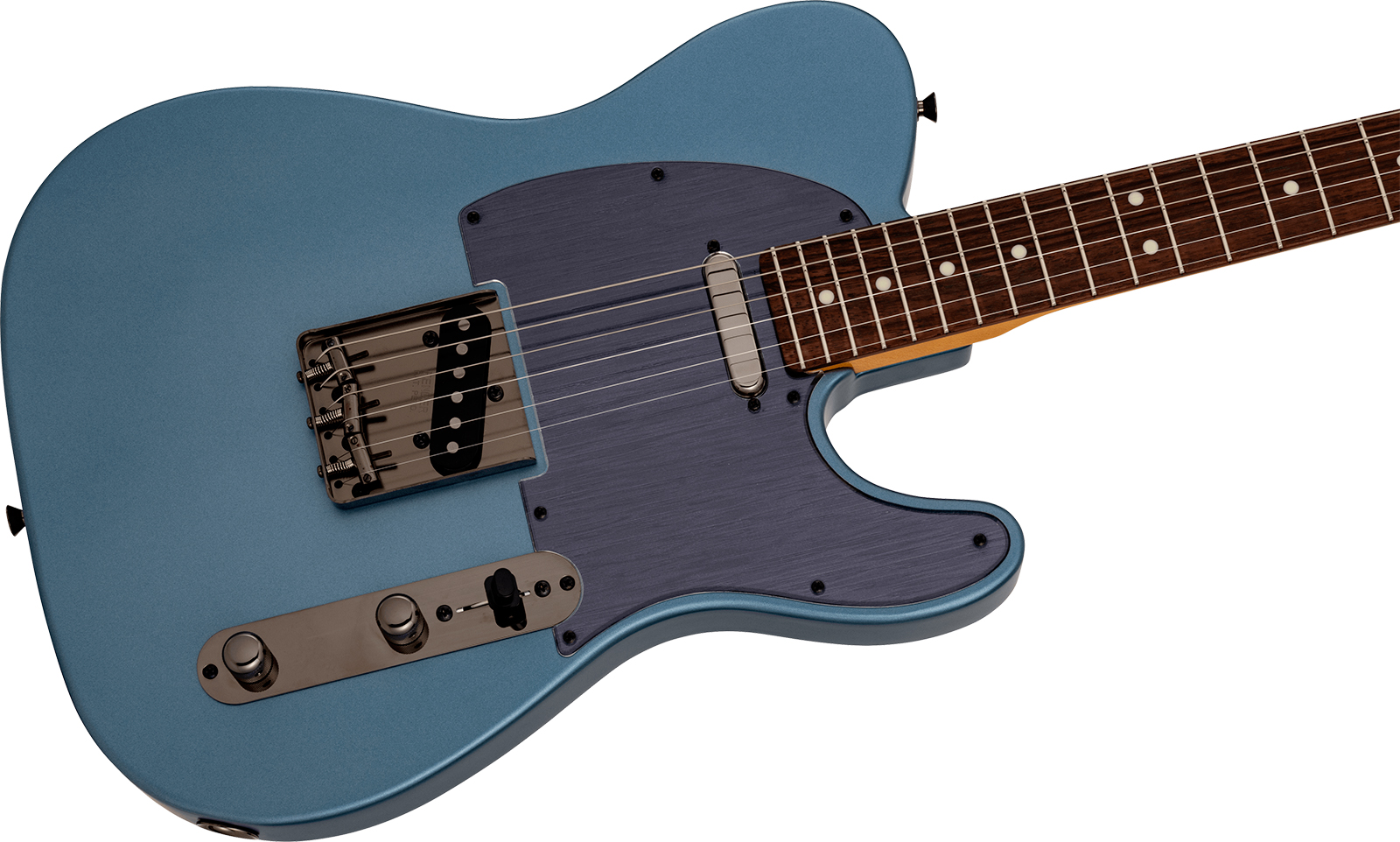 Fender Tele Hybrid Ii Mij Ltd Jap 2s Ht Mn - Matte Aero Blue Satin Metallic - Guitarra eléctrica con forma de tel - Variation 2