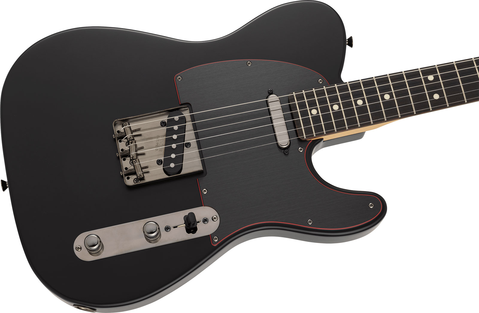 Fender Tele Hybrid Ii Mij Ltd Jap 2s Ht Rw - Black - Guitarra eléctrica con forma de tel - Variation 2