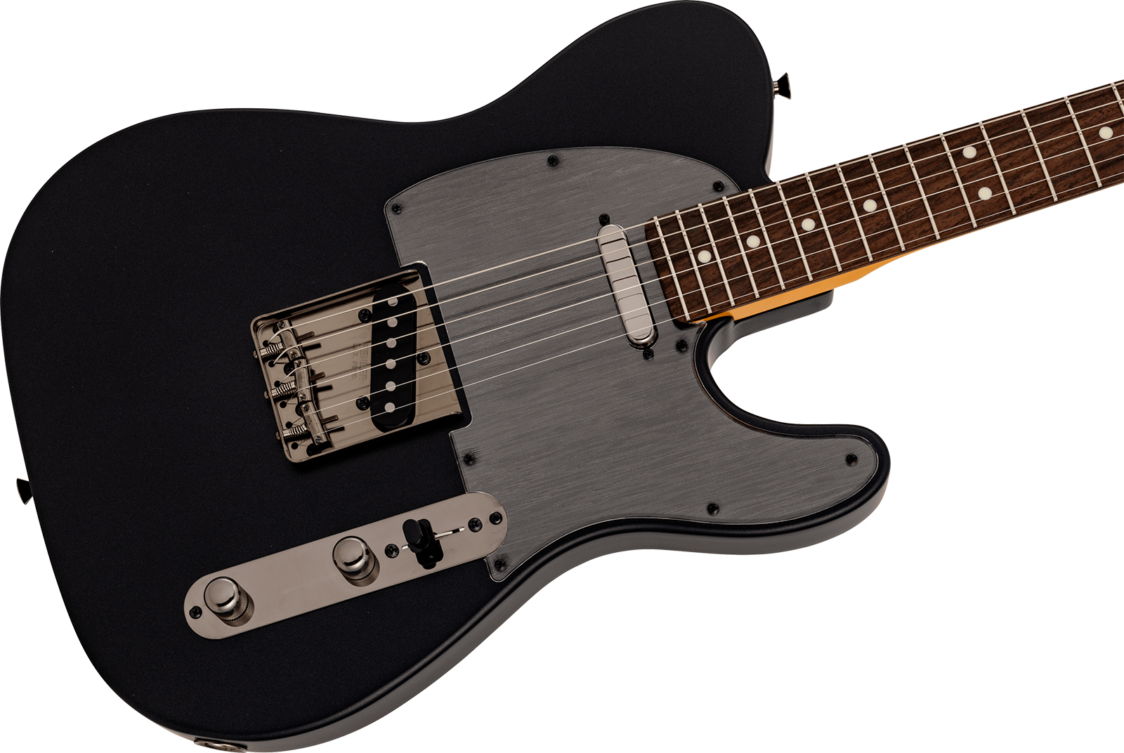 Fender Tele Hybrid Ii Mij Ltd Jap 2s Ht Rw - Matte Phantom Black - Guitarra eléctrica con forma de tel - Variation 2