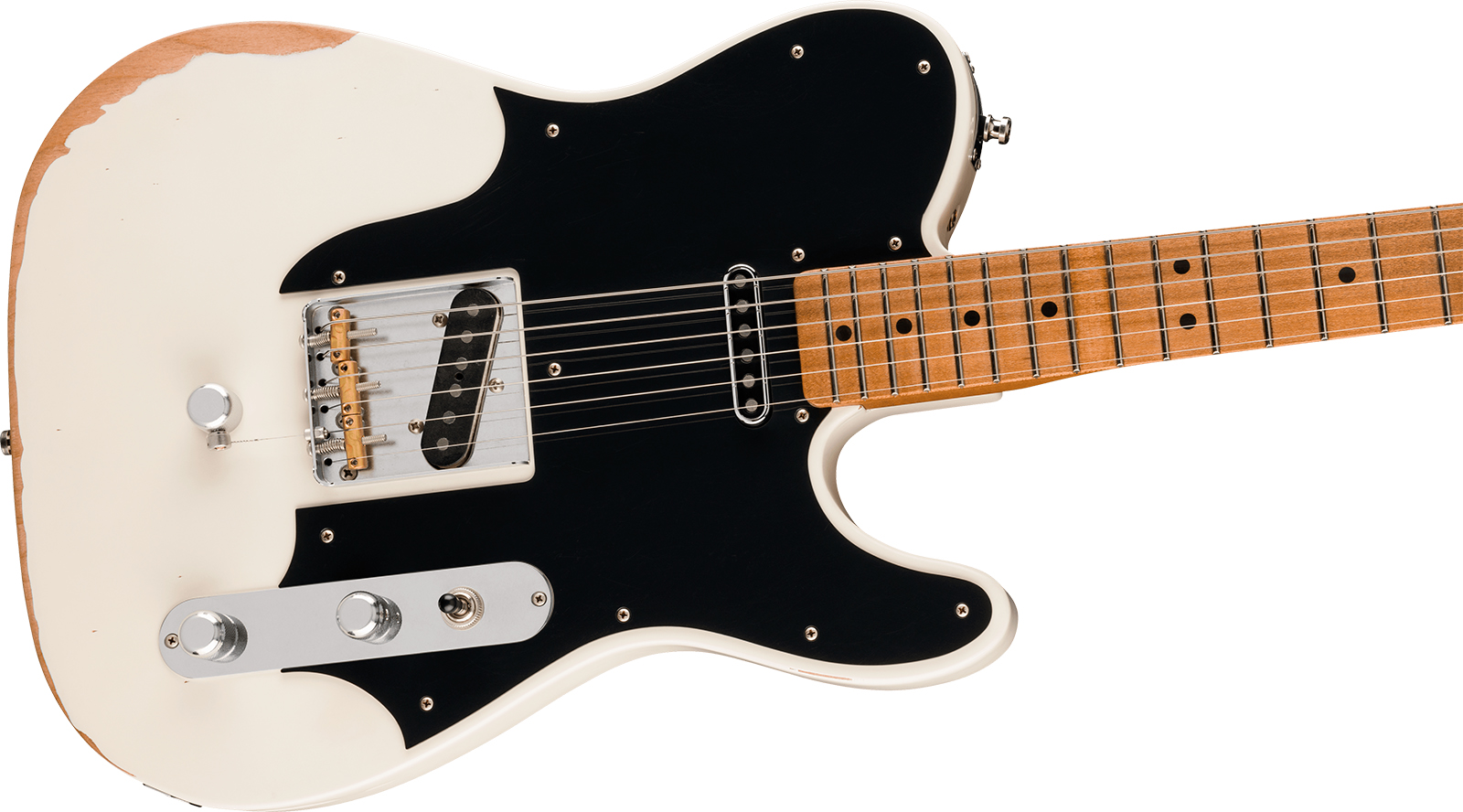 Fender Tele John Osborne Signature Mex 2s Ht Mn - Road Worn Olympic White - Guitarra eléctrica con forma de tel - Variation 2