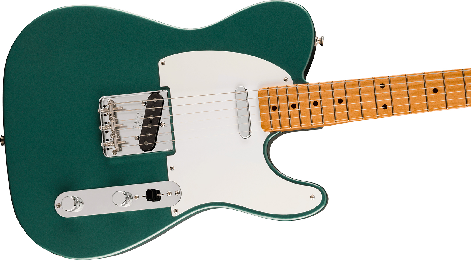 Fender Tele Late 50s Vintera 3 Mex 2s Ht Mn - Sherwood Green Metallic - Guitarra eléctrica con forma de tel - Variation 2