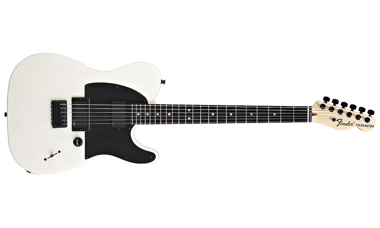 Fender Jim Root Telecaster (mex, Eb) - Flat White - Guitarra eléctrica con forma de tel - Variation 1