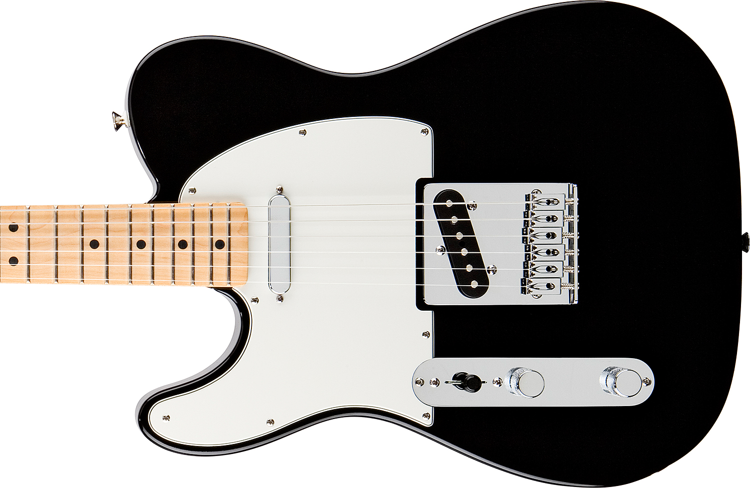 Fender Tele Mexican Standard 2011 Gaucher 2s Mn Black - Guitarra electrica para zurdos - Variation 2