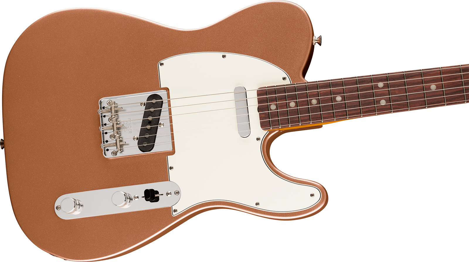 Fender Tele Mid 60s Vintera 3 Mex 2s Ht Rw - Firemist Gold - Guitarra eléctrica con forma de tel - Variation 2
