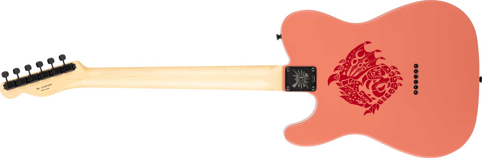 Fender Tele Monster Hunter Rathalos Jap Sh Ht Rw - Rathalos Red - Guitarra eléctrica con forma de tel - Variation 1