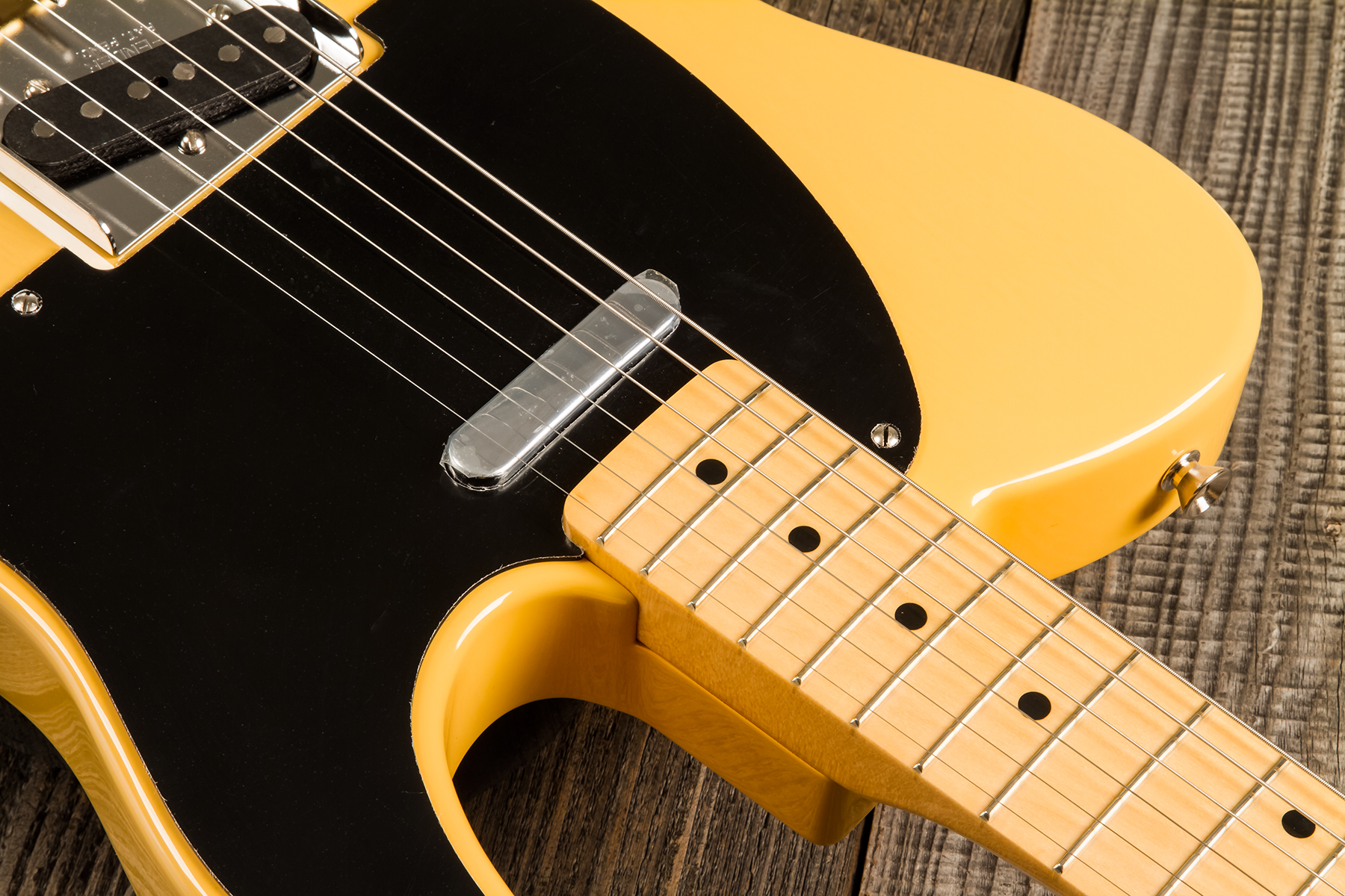 Fender Tele Nocaster 1951 Traditional Ii Jap 2s Ht Mn - Butterscotch Blonde - Guitarra eléctrica con forma de tel - Variation 6