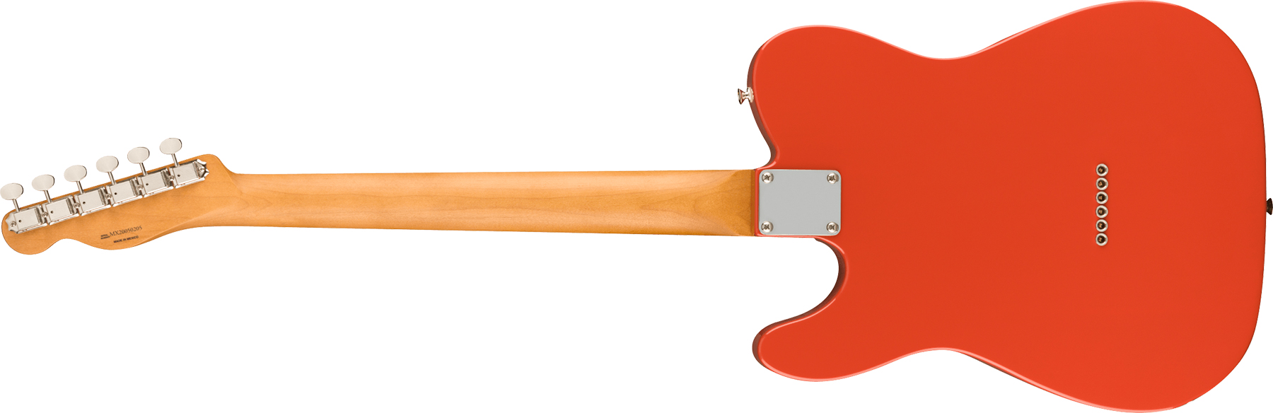 Fender Tele Noventa Mex Mn +housse - Fiesta Red - Guitarra eléctrica con forma de tel - Variation 1