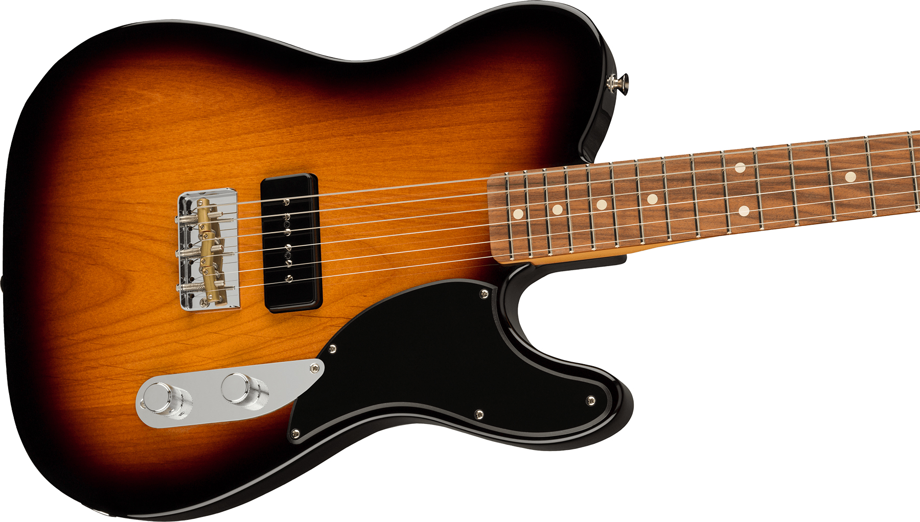 Fender Tele Noventa Mex Pf +housse - 2-color Sunburst - Guitarra eléctrica con forma de tel - Variation 2