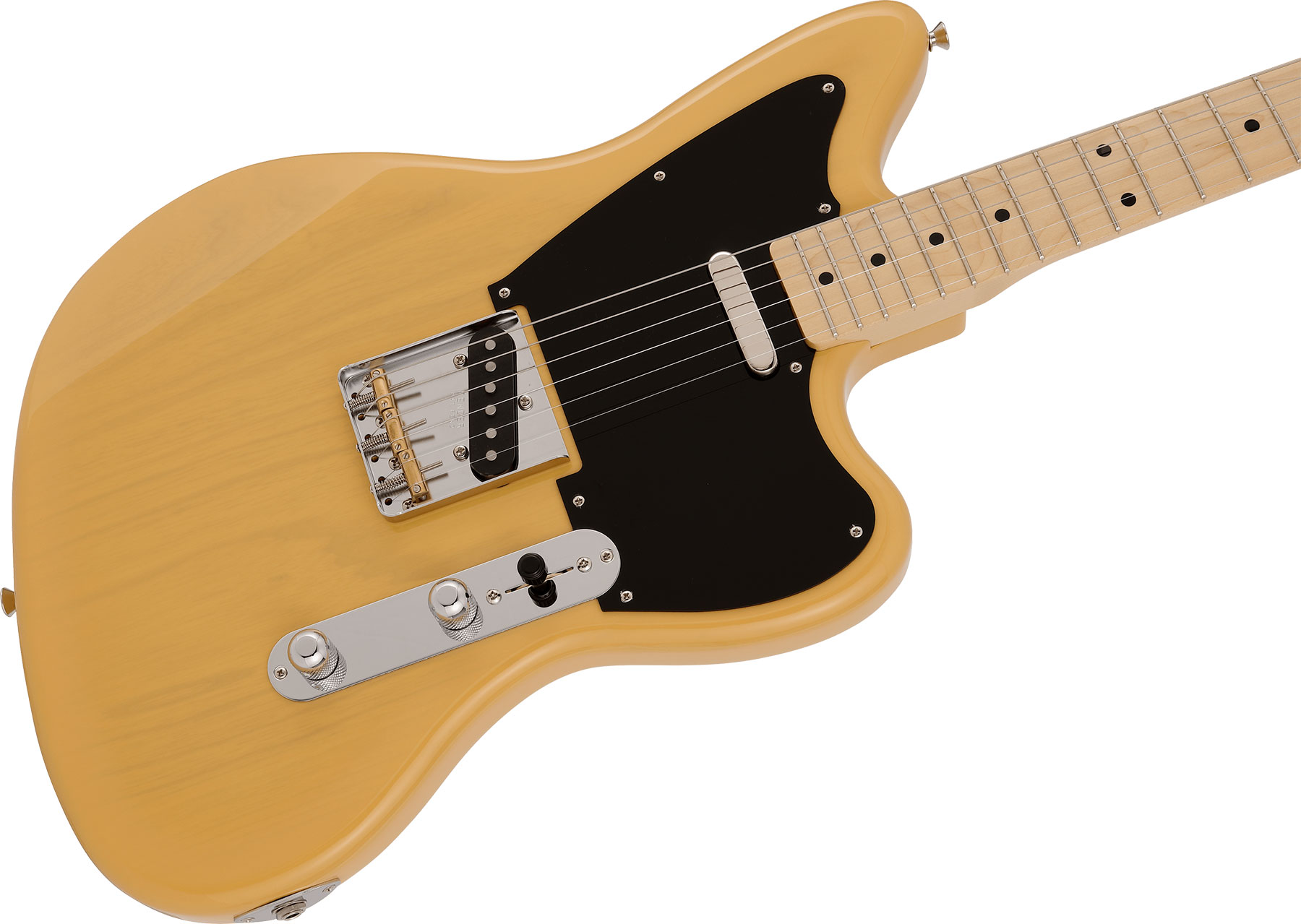 Fender Tele Offset Ltd Jap 2s Ht Mn - Butterscotch Blonde - Guitarra electrica retro rock - Variation 2