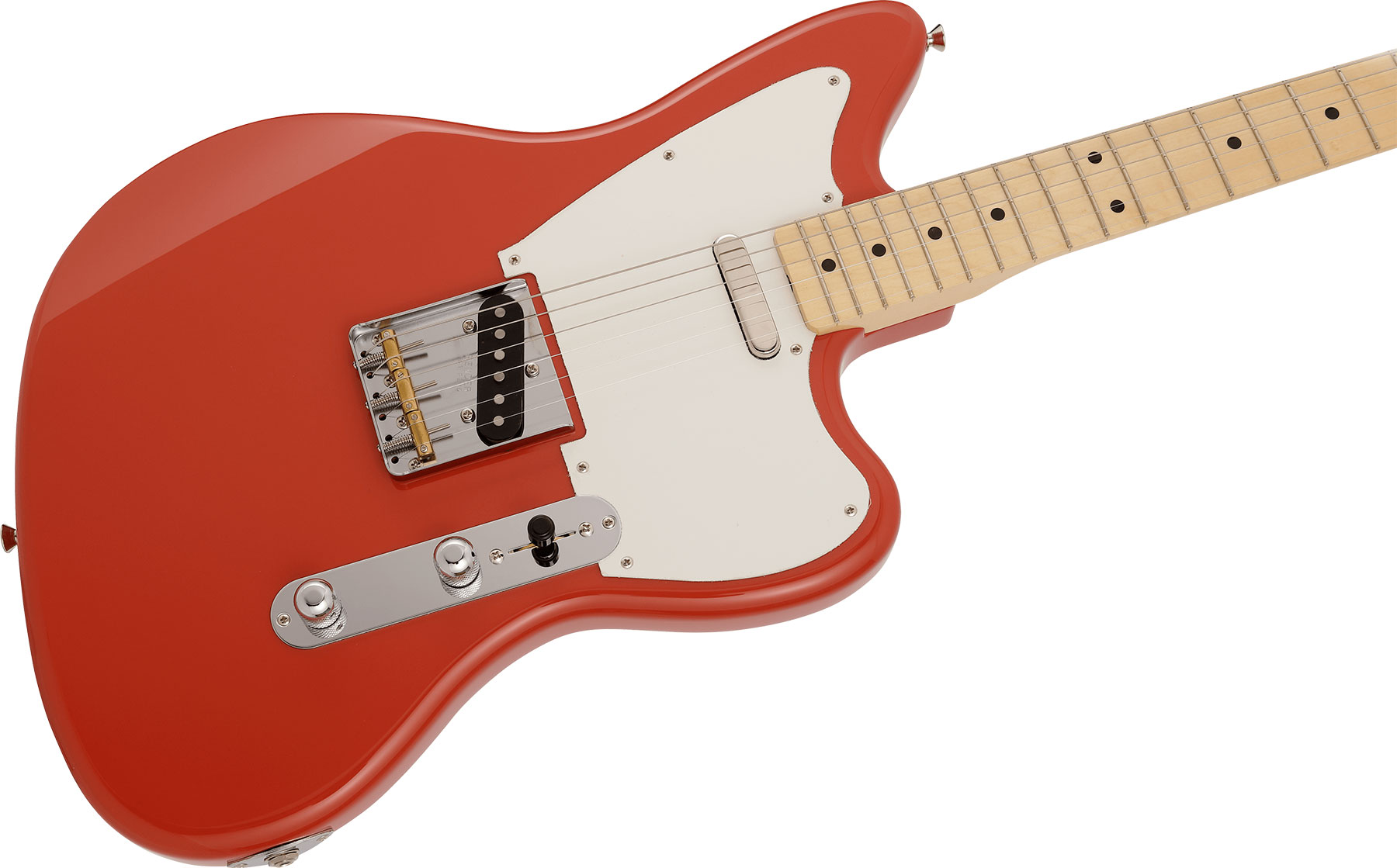 Fender Tele Offset Ltd Jap 2s Ht Mn - Fiesta Red - Guitarra electrica retro rock - Variation 2