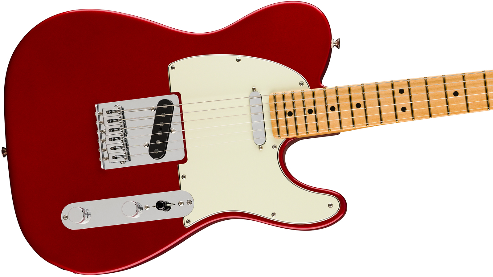 Fender Tele Player Ii 75th Anniversary Mex Ht 2s Mn - Candy Apple Red - Guitarra eléctrica con forma de tel - Variation 2