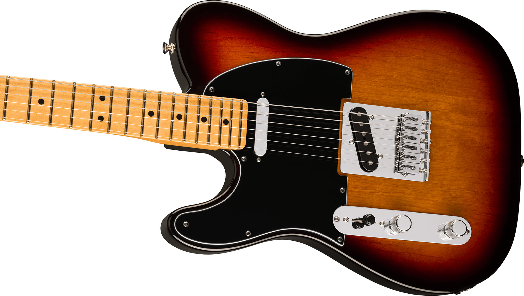 Fender Tele Player Ii Lh Mex Aulne Gaucher 2s Ht Mn - 3-color Sunburst - Guitarra eléctrica con forma de tel - Variation 2