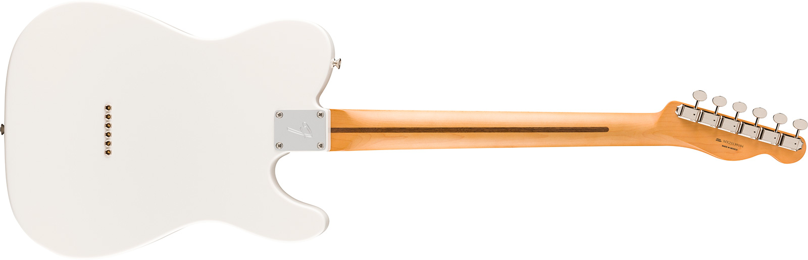 Fender Tele Player Ii Lh Mex Aulne Gaucher 2s Ht Rw - Polar White - Guitarra eléctrica con forma de tel - Variation 1