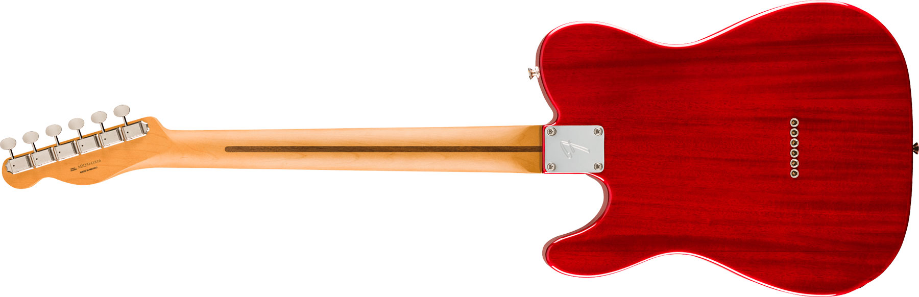 Fender Tele Player Ii Mex Acajou 2s Ht Rw - Transparent Cherry - Guitarra eléctrica con forma de tel - Variation 1