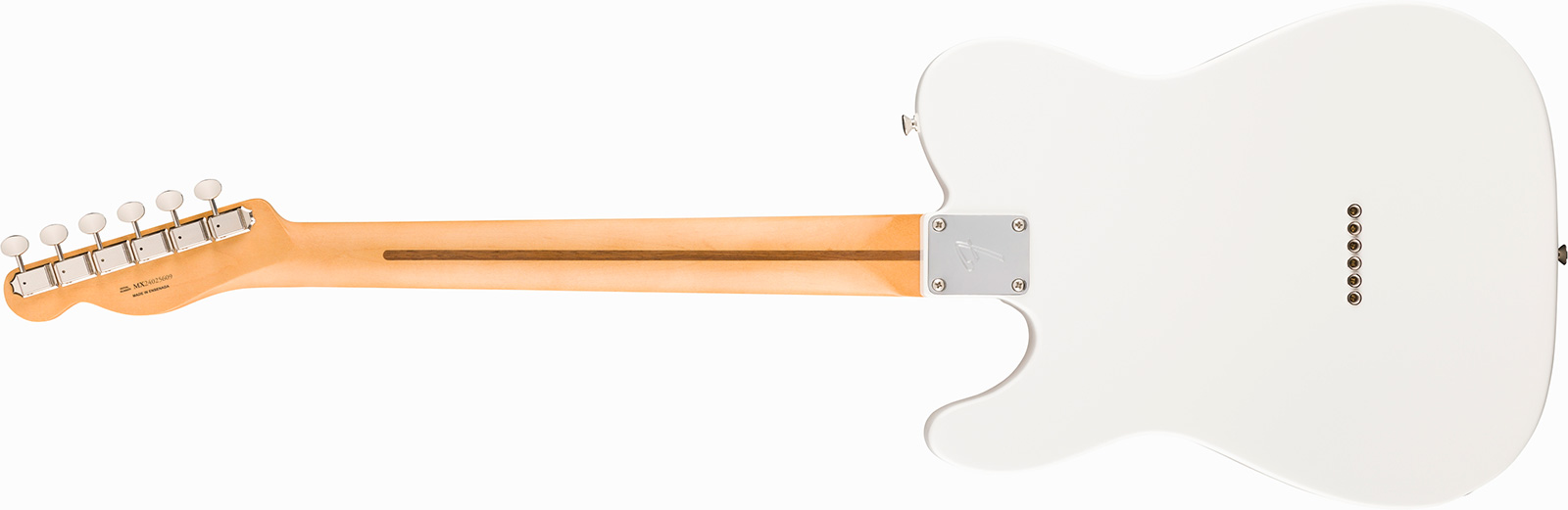 Fender Tele Player Ii Mex Aulne 2s Ht Rw - Polar White - Guitarra eléctrica con forma de tel - Variation 1