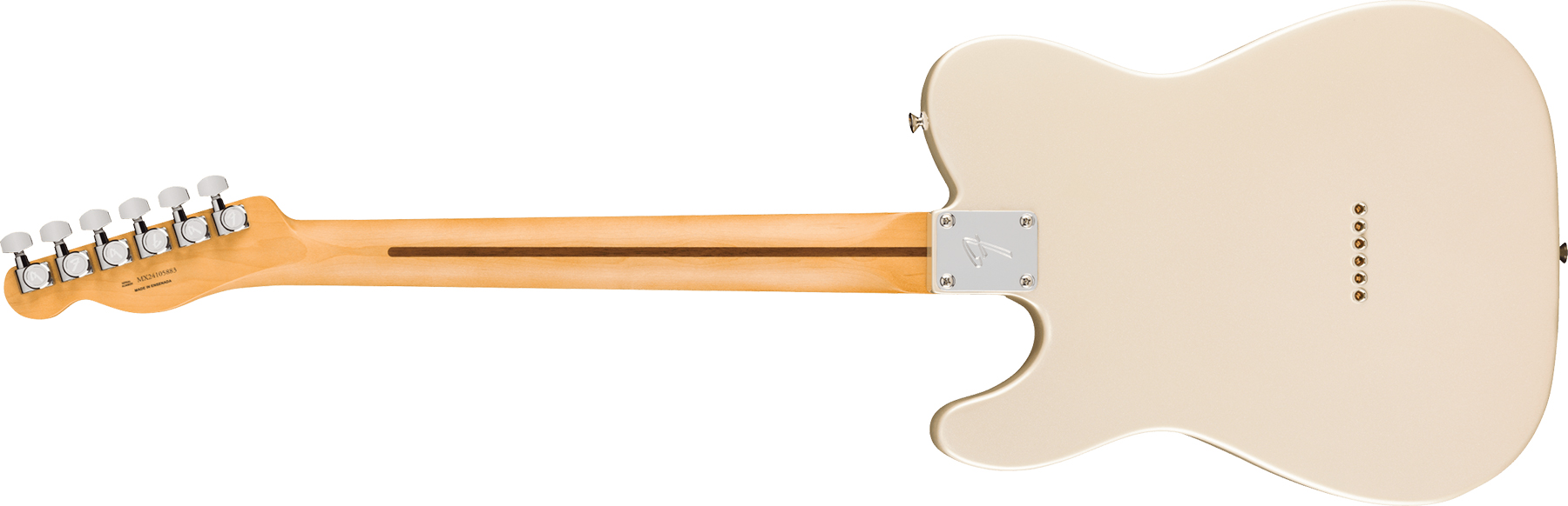 Fender Tele Player Ii Modified Mex 2s Ht Mn - Olympic Pearl - Guitarra eléctrica con forma de tel - Variation 1