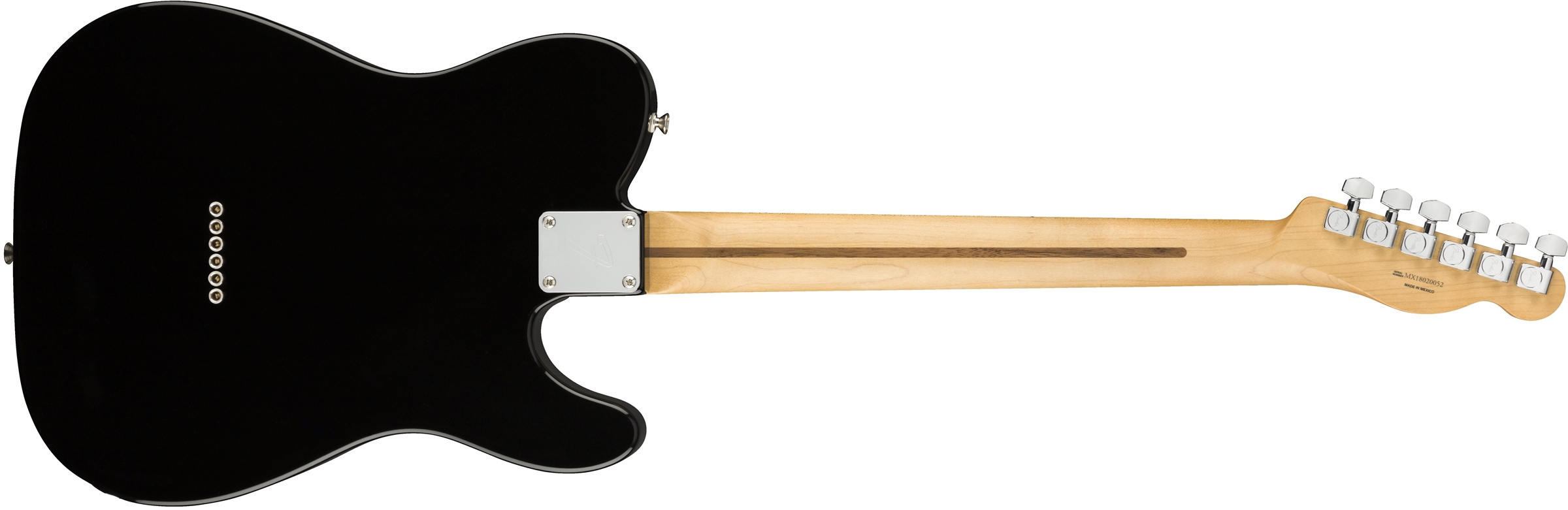 Fender Tele Player Lh Gaucher Mex Ss Mn - Black - Guitarra electrica para zurdos - Variation 1