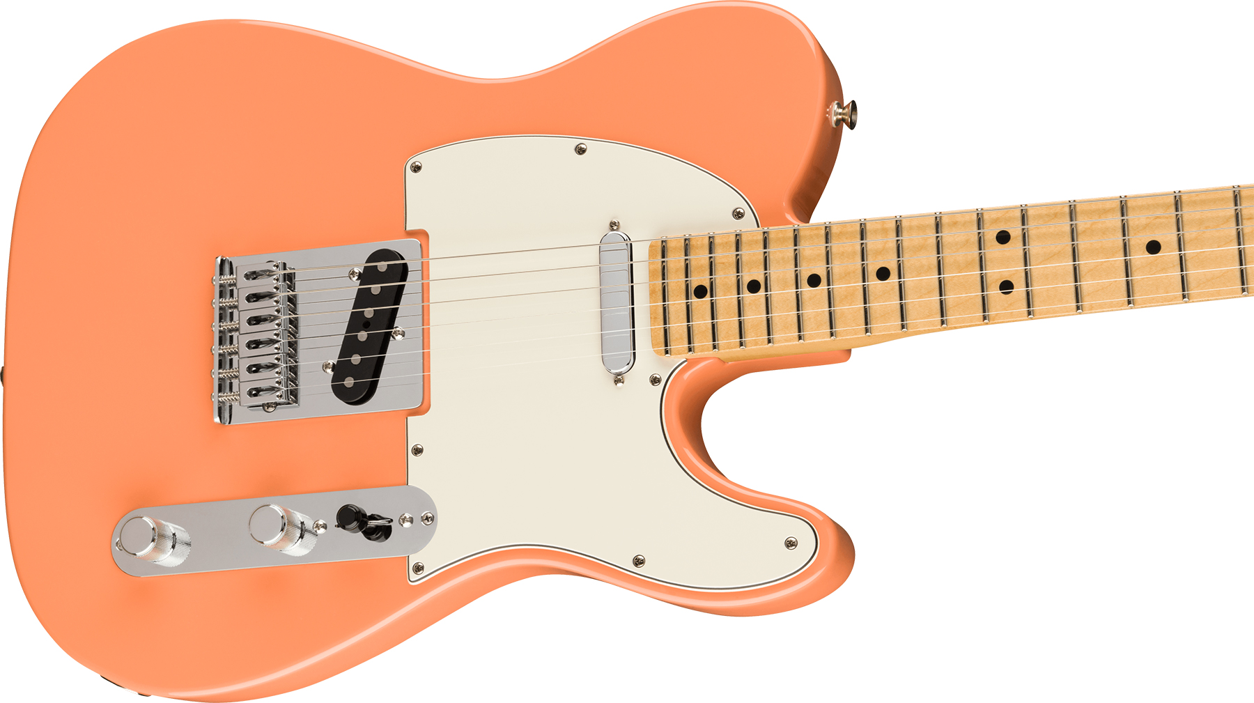 Fender Tele Player Ltd Mex 2s Ht Mn - Pacific Peach - Guitarra eléctrica con forma de tel - Variation 2