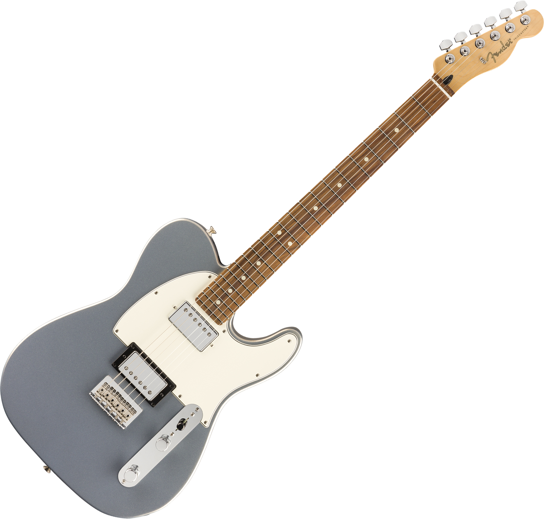 Guitarra eléctrica de cuerpo sólido Fender Player Telecaster HH (MEX, PF) -  silver gris