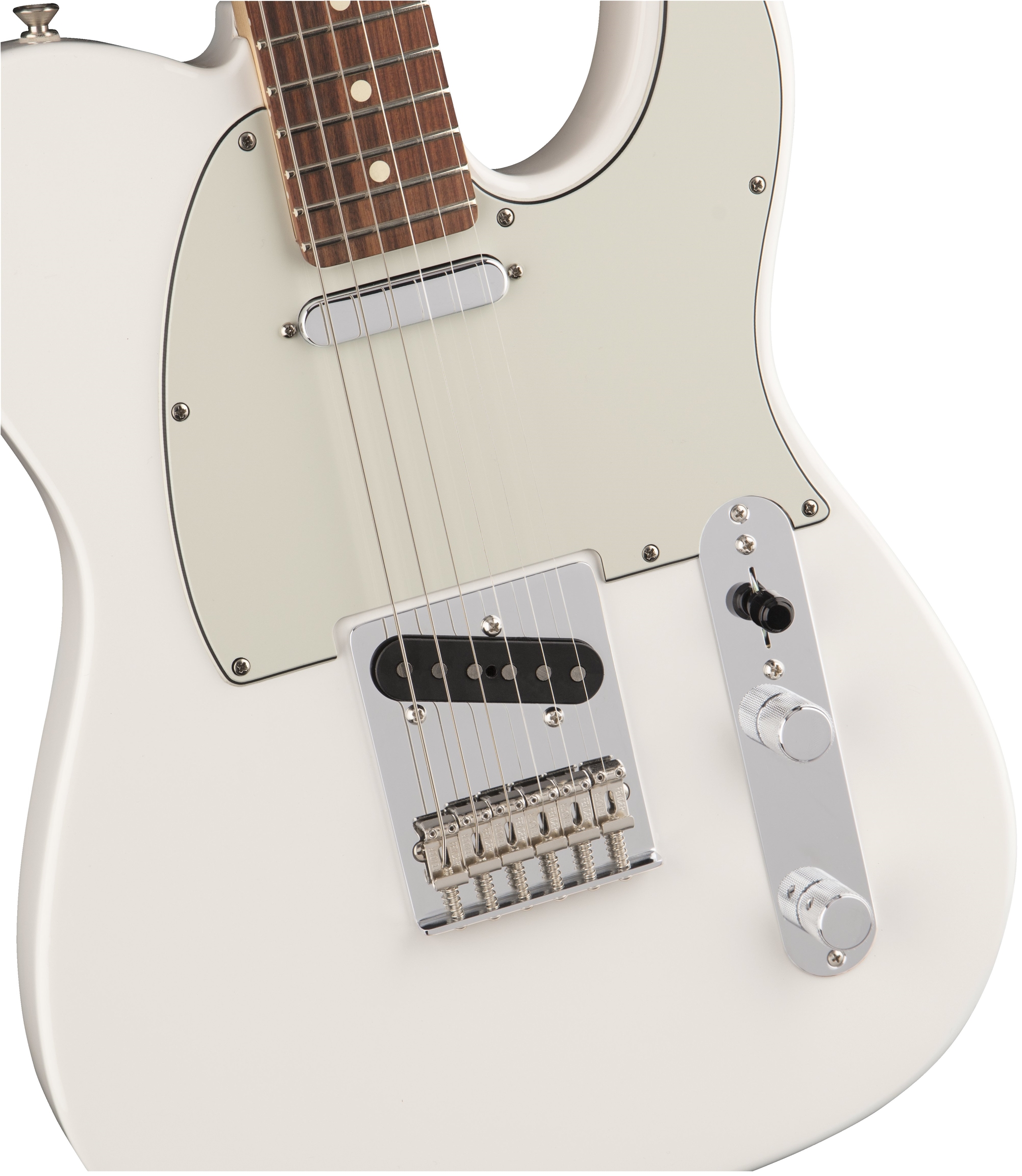 Fender Tele Player Mex Ss Pf - Polar White - Guitarra eléctrica con forma de tel - Variation 2