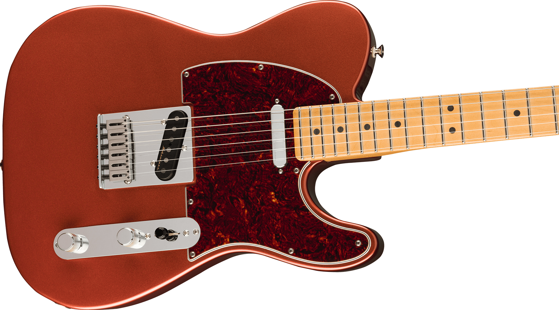 Fender Tele Player Plus Mex 2s Ht Mn - Aged Candy Apple Red - Guitarra eléctrica con forma de tel - Variation 2