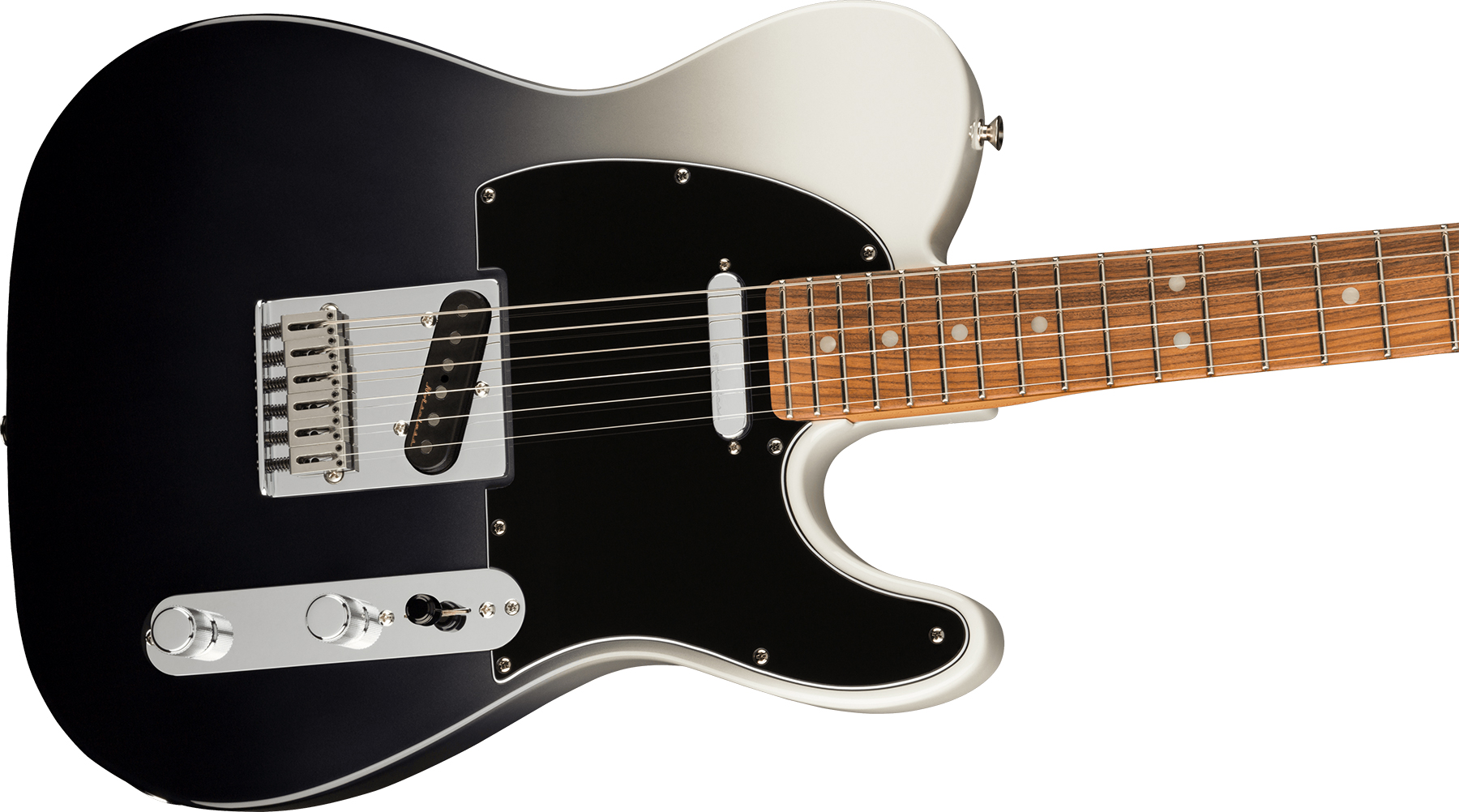 Fender Tele Player Plus Mex 2s Ht Pf - Silver Smoke - Guitarra eléctrica con forma de tel - Variation 2