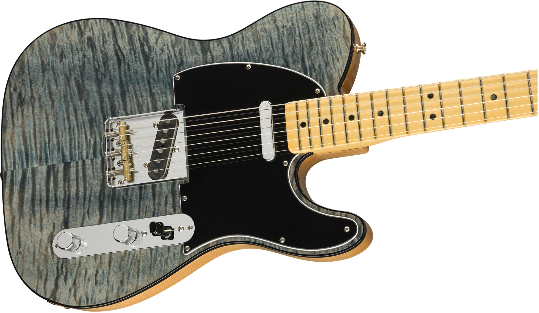 Fender Tele Quilt Maple Top Rarities Usa Mn - Blue Cloud - Guitarra eléctrica con forma de tel - Variation 2