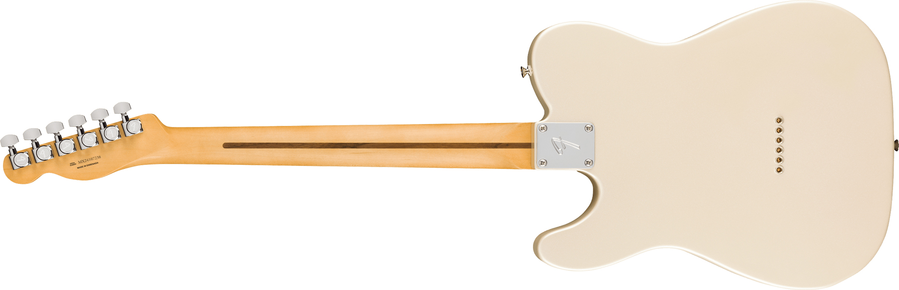 Fender Tele Sh Player Ii Modified Mex 2s Ht Mn - Olympic Pearl - Guitarra eléctrica con forma de tel - Variation 1