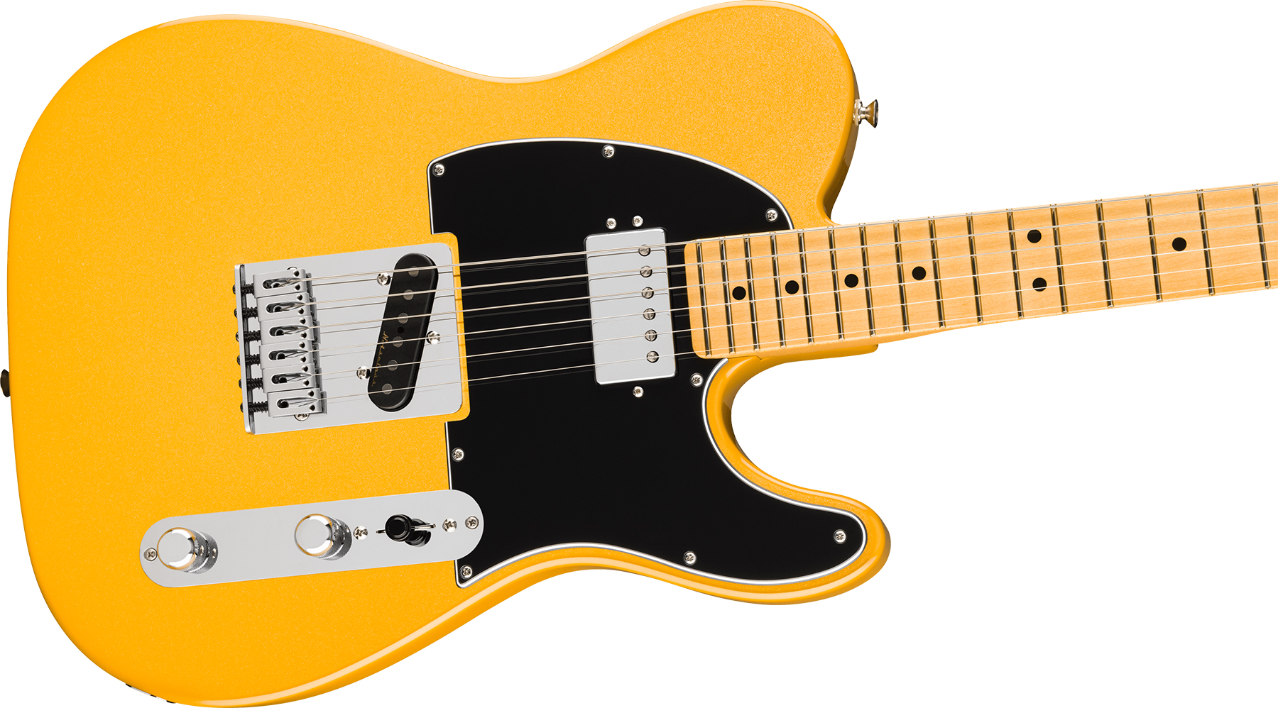Fender Tele Sh Player Ii Modified Mex 2s Ht Mn - Sunshine Yellow - Guitarra eléctrica con forma de tel - Variation 2