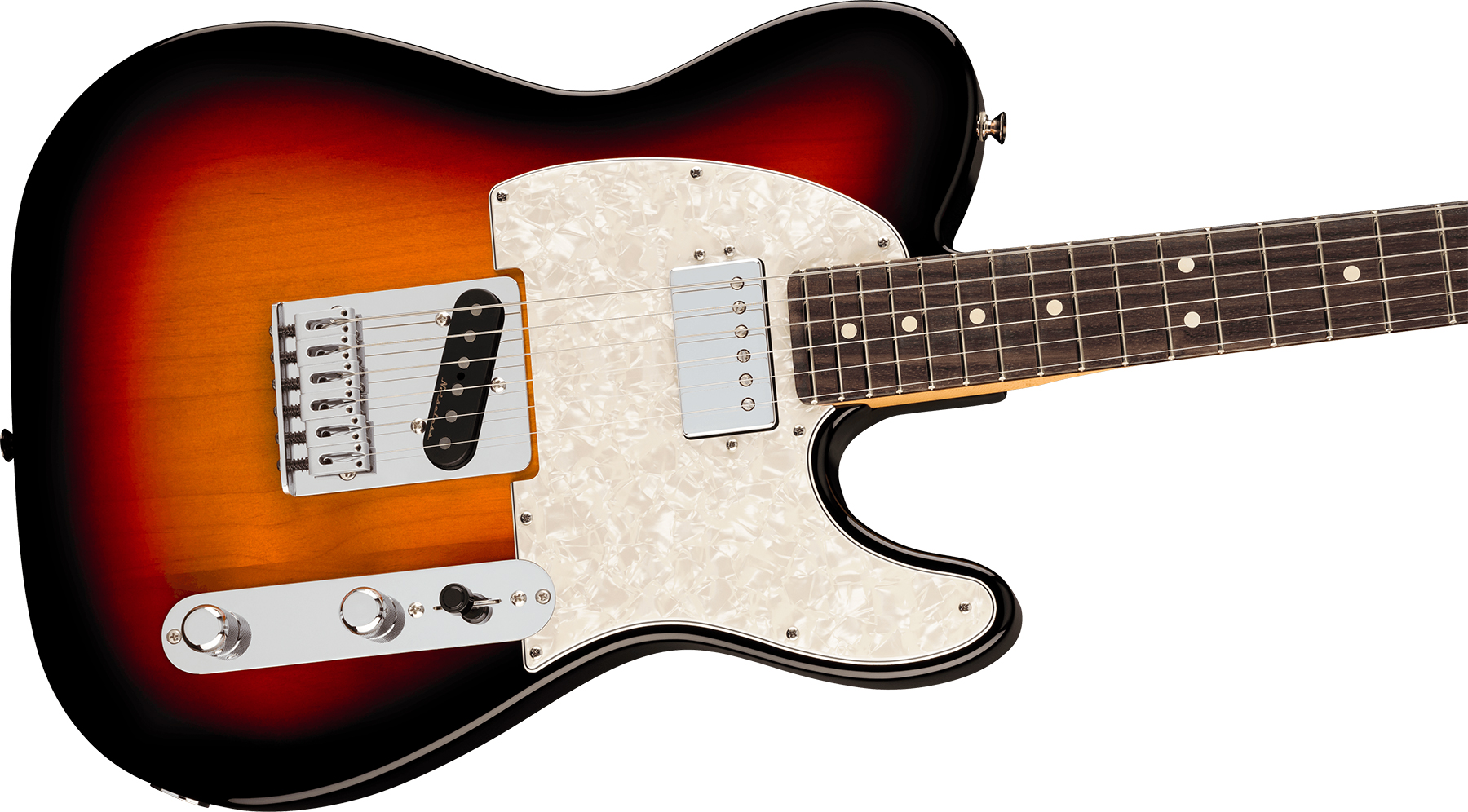 Fender Tele Sh Player Ii Modified Mex 2s Ht Rw - 3-color Sunburst - Guitarra eléctrica con forma de tel - Variation 2
