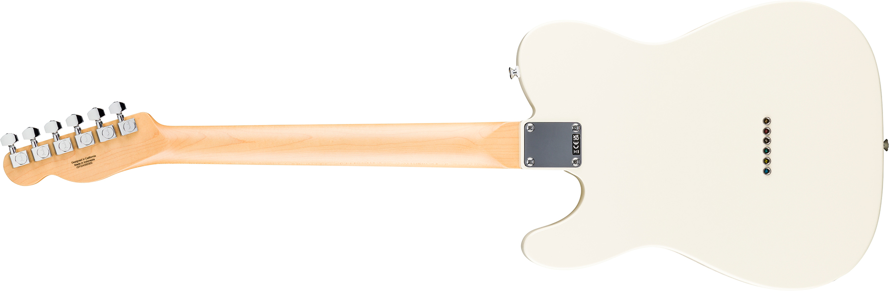 Fender Tele Standard Mex 2s Ht Lau - Olympic White - Guitarra eléctrica con forma de tel - Variation 1